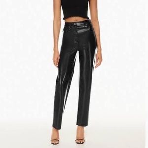 Aritzia Melina Faux Leather Pants